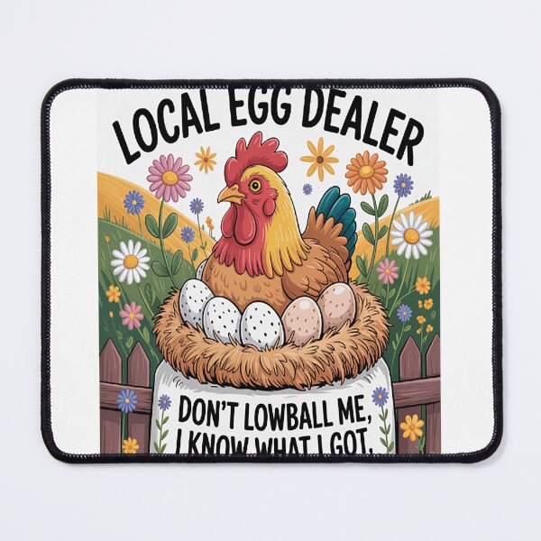Item preview, Local Egg Dealer Know What I Got Chicken designed and sold by NicolaMail.