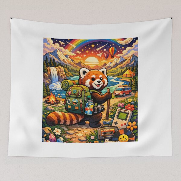 Item preview, Adventure Red Panda Explorer designed and sold by Divine Design's .