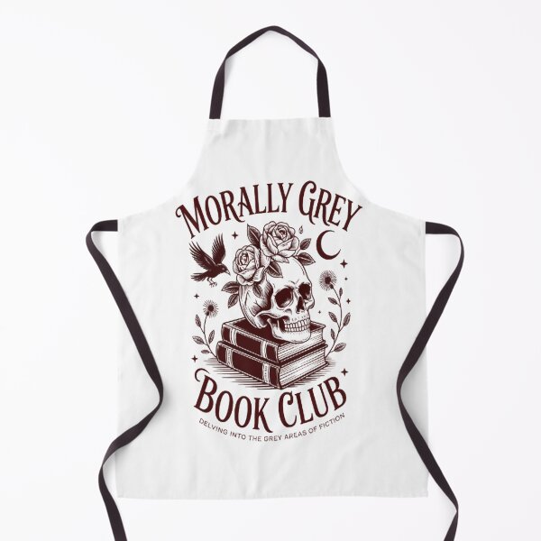 Item preview, Morally Grey Book Club Skeleton Books Lover Bookworm designed and sold by NicolaMail.