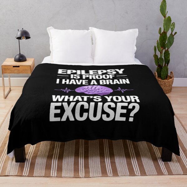 Item preview, Epilepsy Is Proof I Have A Brain Epilepsy Awareness designed and sold by FaithAbbott.
