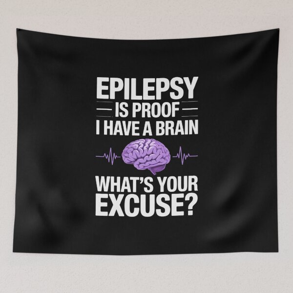 Item preview, Epilepsy Is Proof I Have A Brain Epilepsy Awareness designed and sold by FaithAbbott.