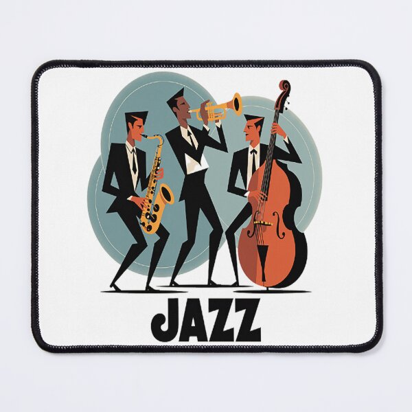 Item preview, Jazz Musicians Orchestra Playing On Stage Smooth Jazz designed and sold by TheRetroStyle.