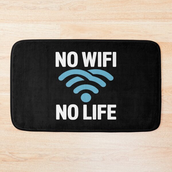 Item preview, No WiFi, No Life Heartbreak Block Graphic designed and sold by Shannon Bosley.