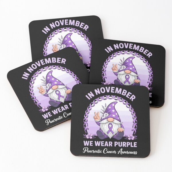Item preview, Gnome Rainbow In November Purple Pancreatic Cancer Awareness  designed and sold by FaithAbbott.