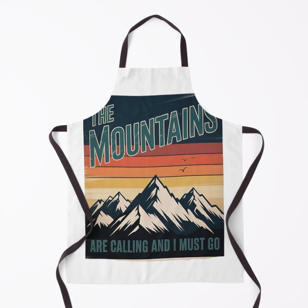 Item preview, Mountains are Calling & I Must Go 80s Mountain designed and sold by NicolaMail.