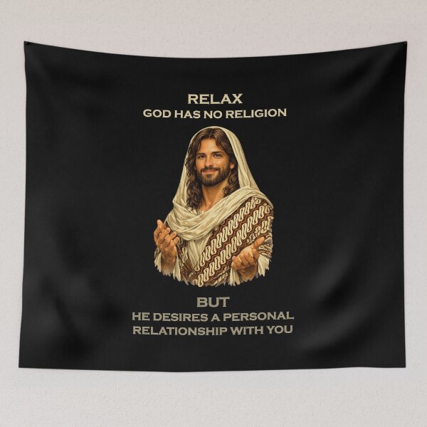Item preview, Jesus in a batik robe 1b designed and sold by Warih.