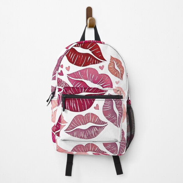 Item preview, Pink glossy lips kiss - Valentine's Day Love designed and sold by AhArtMe.