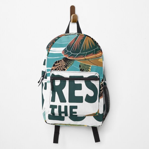 Item preview, Respect the Locals Sea Turtle Save The Ocean designed and sold by TheRetroStyle.