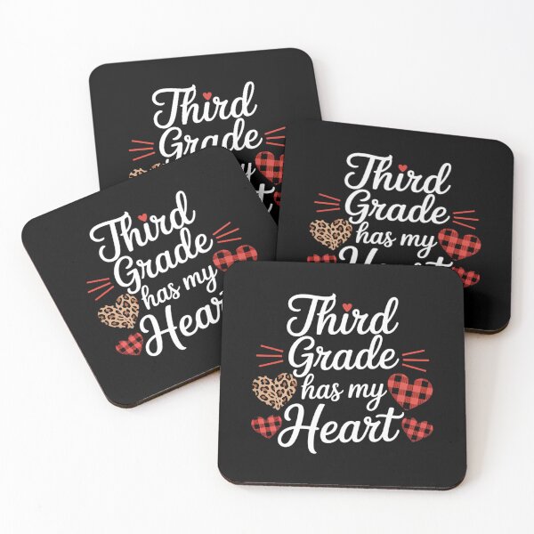 Item preview, Valentine’s Day Third Grade Has My Heart Plaid Teacher designed and sold by IdunayaStore.