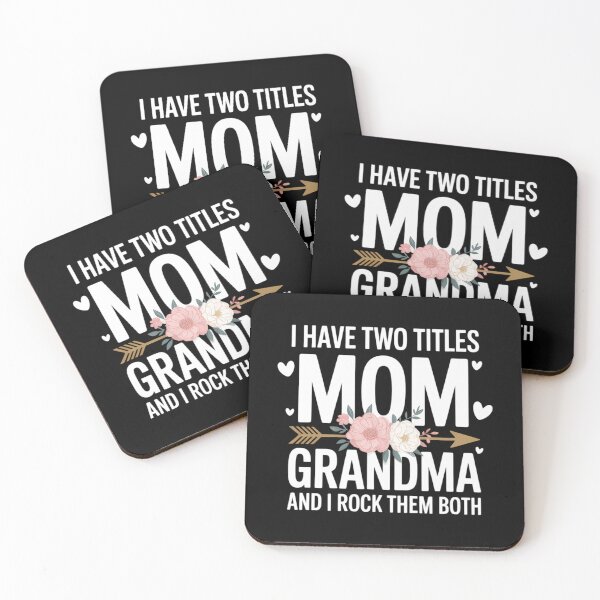 Item preview, I Have Two Titles Mom And Grandma Mothers Day designed and sold by FaithAbbott.