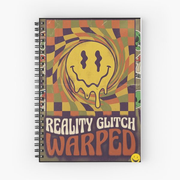 Item preview, Reality Glitch Melting Smiley Warped Checkered Retro designed and sold by NonditStudio.