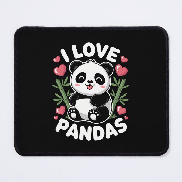 Item preview, I Love Pandas - Cute Kawaii Panda Bear designed and sold by FaithAbbott.