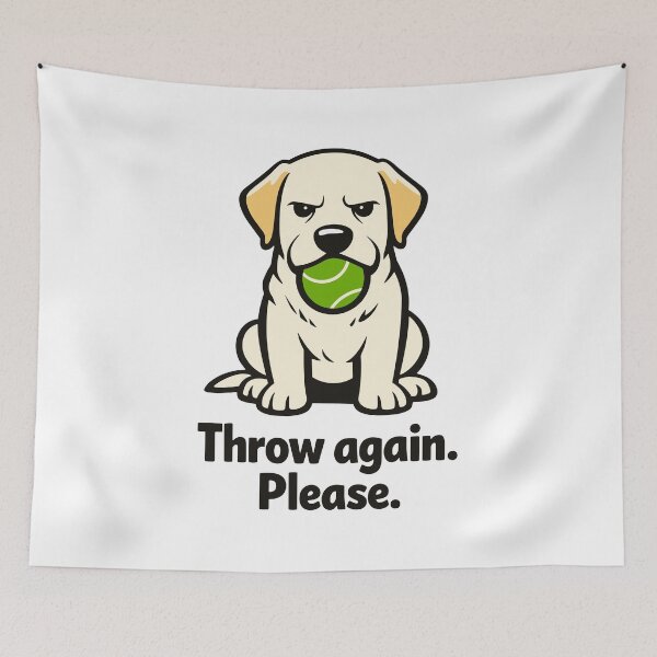 Item preview, Throw Again Please designed and sold by SnappyPNG.