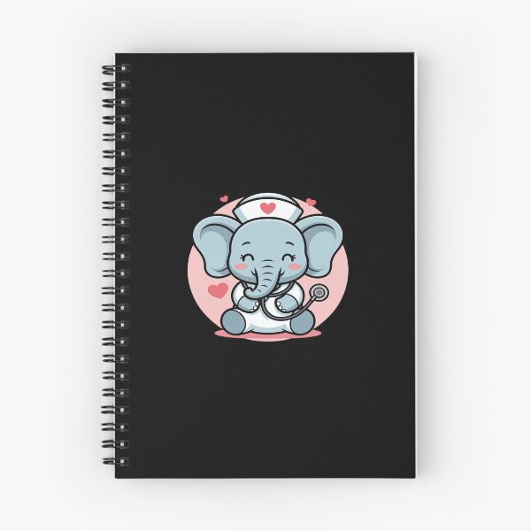 Item preview, Nurse Elephant Medical Elephant Stethoscope Nursing School designed and sold by Shannon Bosley.