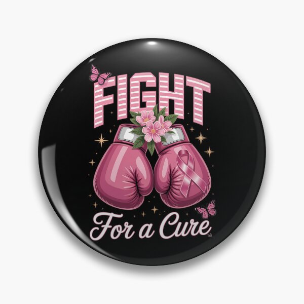 Item preview, Fight For A Cure Pink Boxing Gloves Breast Cancer Awareness designed and sold by FaithAbbott.
