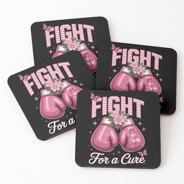 Item preview, Fight For A Cure Pink Boxing Gloves Breast Cancer Awareness designed and sold by FaithAbbott.