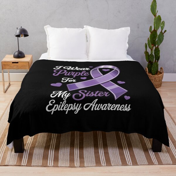 Item preview, I Wear Purple For My Sister Epilepsy Awareness designed and sold by FaithAbbott.