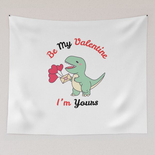 Item preview, Be My ValetIne I'm Yours | Happy Baby Dino designed and sold by SolSel ⭐⭐⭐⭐⭐.