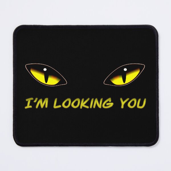 Item preview, Angry cat’s eyes looking you designed and sold by Hedon77.