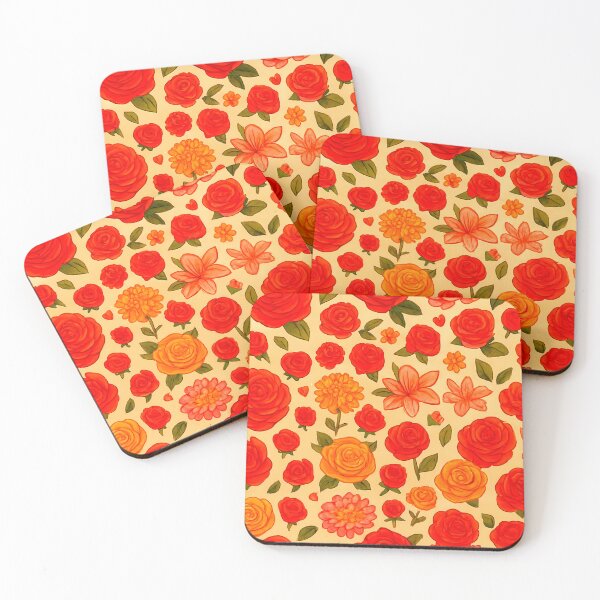 Item preview, Sunlit Bloom Harmony – Warm Floral Pattern designed and sold by meesub.