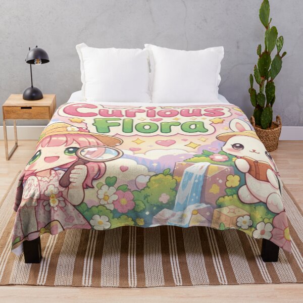 Item preview, Curious Flora – Cute Kawaii Anime Nature Design designed and sold by Mauswohn.