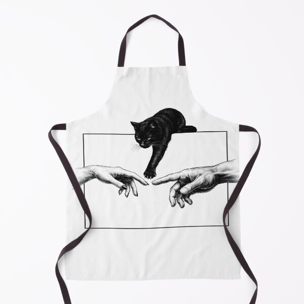 Item preview, Creation of Adam and Cat, Michelangelo modern Art designed and sold by Erlin Rudho.