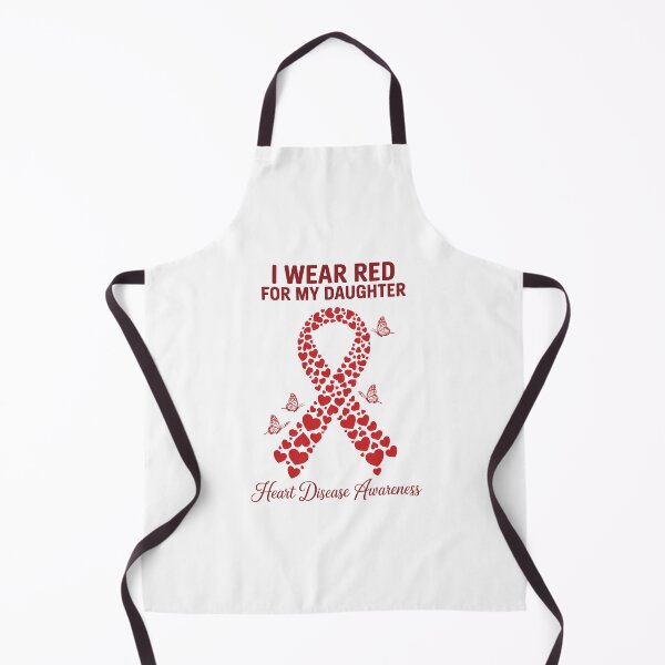 Item preview, I Wear Red For my daughter support Heart Disease Awareness designed and sold by FaithAbbott.