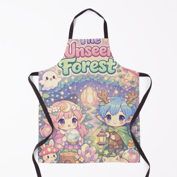 Item preview, The Unseen Forest – Kawaii Anime Forest Design designed and sold by Mauswohn.