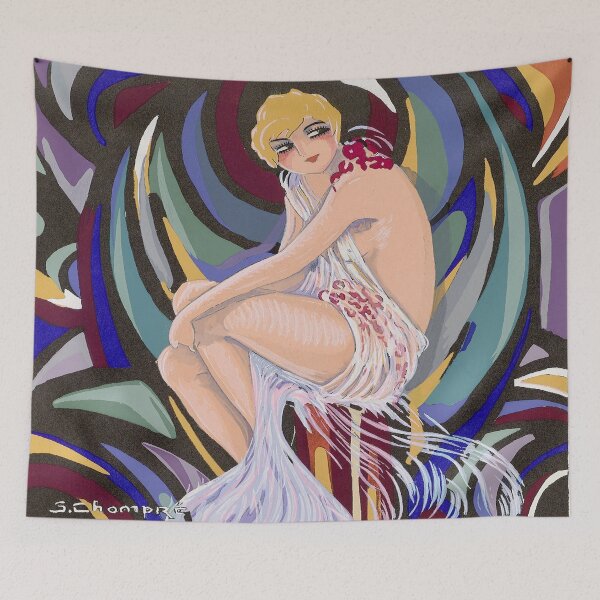 Item preview, Femmes Modernes, 1926: Seated Woman with Drapery designed and sold by UBU-space.