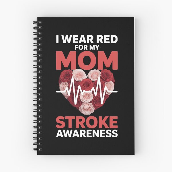 Item preview, I Wear Red For My Mom Stroke Awareness, Stroke Survivor designed and sold by FaithAbbott.