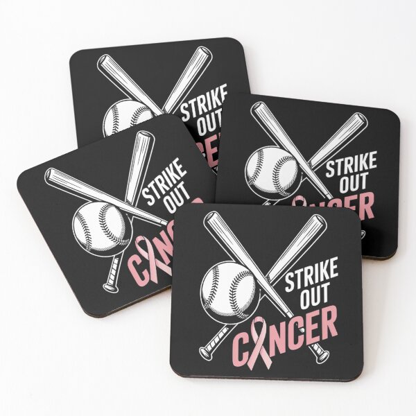Item preview, Strike Out Cancer Breast Cancer Awareness Baseball Warrior designed and sold by SignaturalGen.