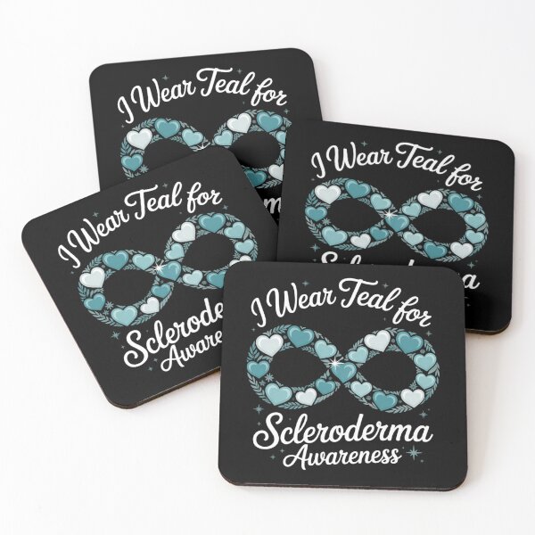 Item preview, I Wear Teal For Scleroderma Awareness Heart Butterfly designed and sold by FaithAbbott.