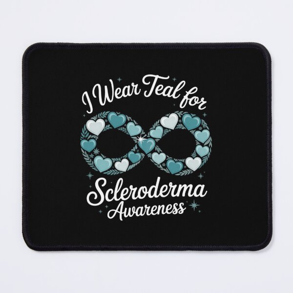 Item preview, I Wear Teal For Scleroderma Awareness Heart Butterfly designed and sold by FaithAbbott.