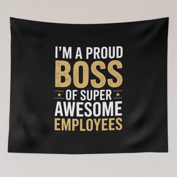 Item preview, I'm A Proud Boss Of Super Awesome Employees Office Boss Day designed and sold by FaithAbbott.