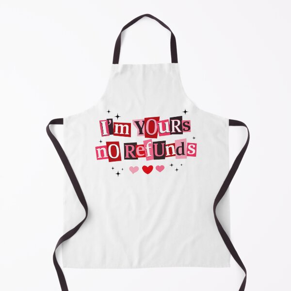 Item preview, I'm Yours No Refunds Funny Valentine Couple Pink Red Heart Graphic designed and sold by pansak.