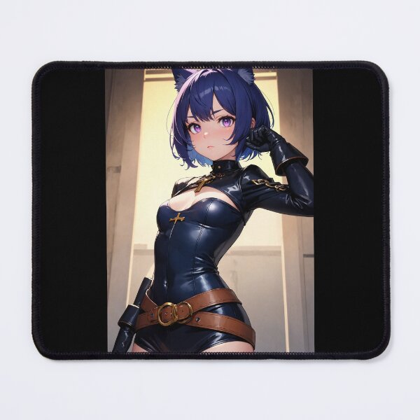 Item preview, Cool Neko Battle Girl - Yadadate Ichinami Anime Art designed and sold by iloveanimechibi.