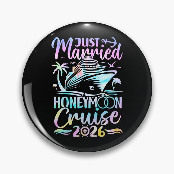 Item preview, Just Married Honeymoon Cruise 2026 Honeymoon Cruise for Matching Couples Tie Dye designed and sold by pansak.