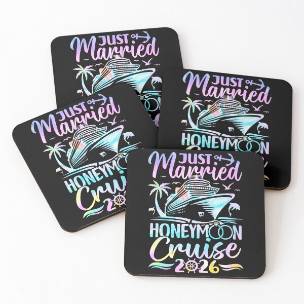 Item preview, Just Married Honeymoon Cruise 2026 Honeymoon Cruise for Matching Couples Tie Dye designed and sold by pansak.