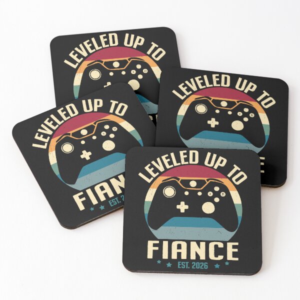 Item preview, I Leveled Up to Fiance 2026 for Him Just Engaged Gamer designed and sold by pansak.