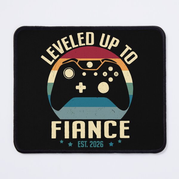 Item preview, I Leveled Up to Fiance 2026 for Him Just Engaged Gamer designed and sold by pansak.