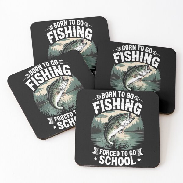 Item preview, Teen Boys Fishing Forced To Go To School Bass Fish designed and sold by SignaturalGen.