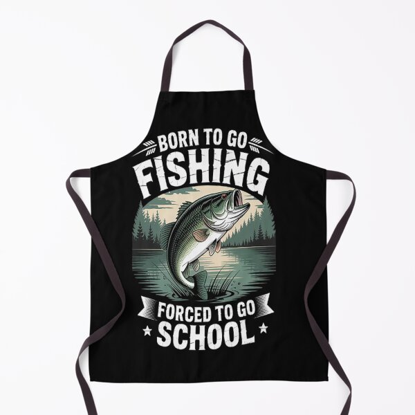 Item preview, Teen Boys Fishing Forced To Go To School Bass Fish designed and sold by SignaturalGen.