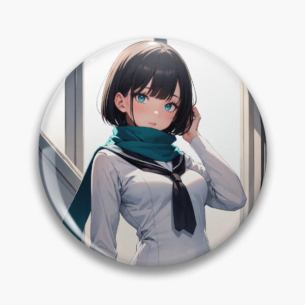 Item preview, Stylish School Girl Aesthetic - Taninaha Mihori Anime Art designed and sold by iloveanimechibi.