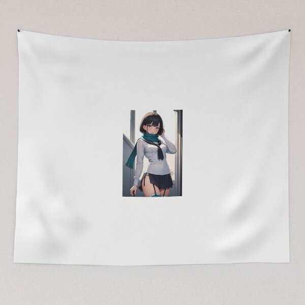 Item preview, Stylish School Girl Aesthetic - Taninaha Mihori Anime Art designed and sold by iloveanimechibi.