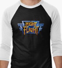 Night Flight Men's Baseball ¾ T-Shirt