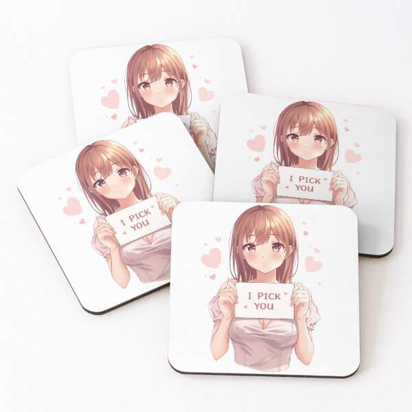 Item preview, I Pick You – Cute Anime Valentine Love Sticker designed and sold by Pigmentra.