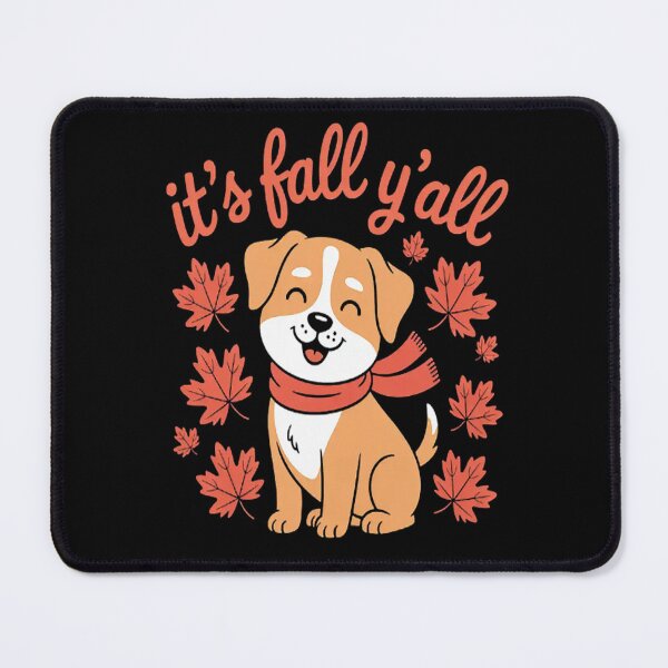 Item preview, It's Fall Yall Cute Fox Autumn Falling Leaves Thanksgiving designed and sold by LacostCarl.