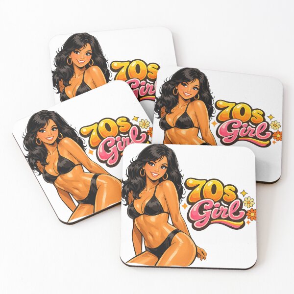 Item preview, 70s Pinup Illustration designed and sold by Arte Cartoon From TagTeam Group.