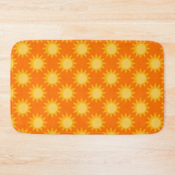 Item preview, Shining Sun On Orange Background Pattern  designed and sold by PatternTitan.