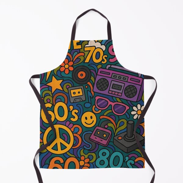 Item preview, Pace and Love 60s Pattern designed and sold by Arte Cartoon From TagTeam Group.
